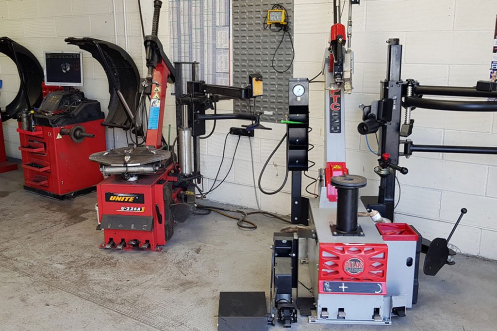 Tyre fitting equipment - Wight Tyres, Ryde
